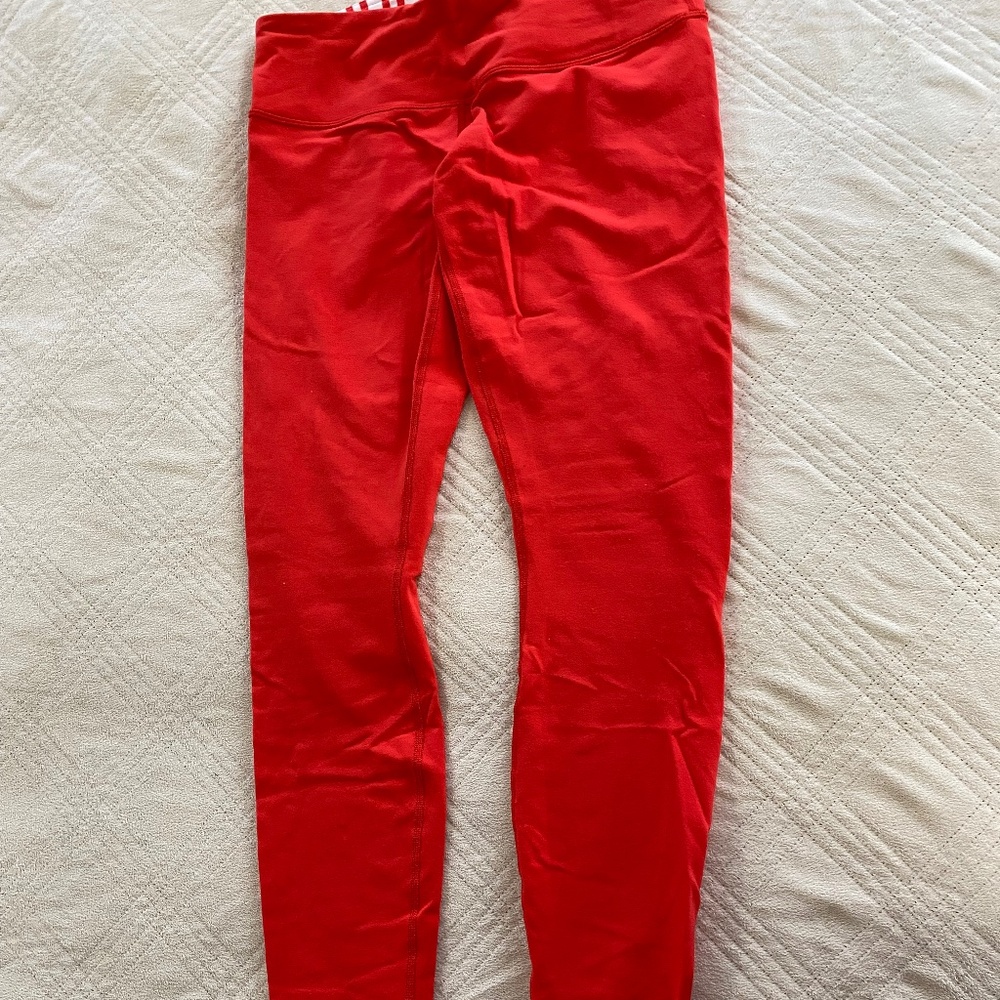 Lululemon red leggings